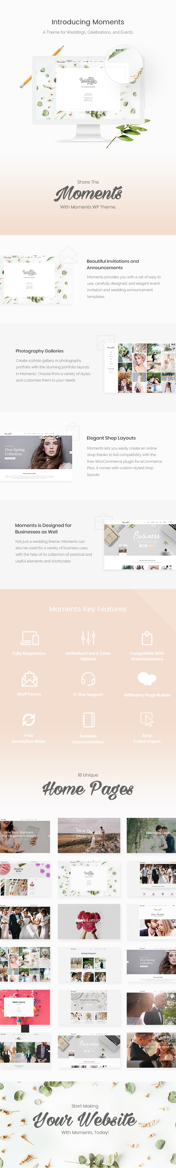 Moments - Wedding & Event Theme - 1