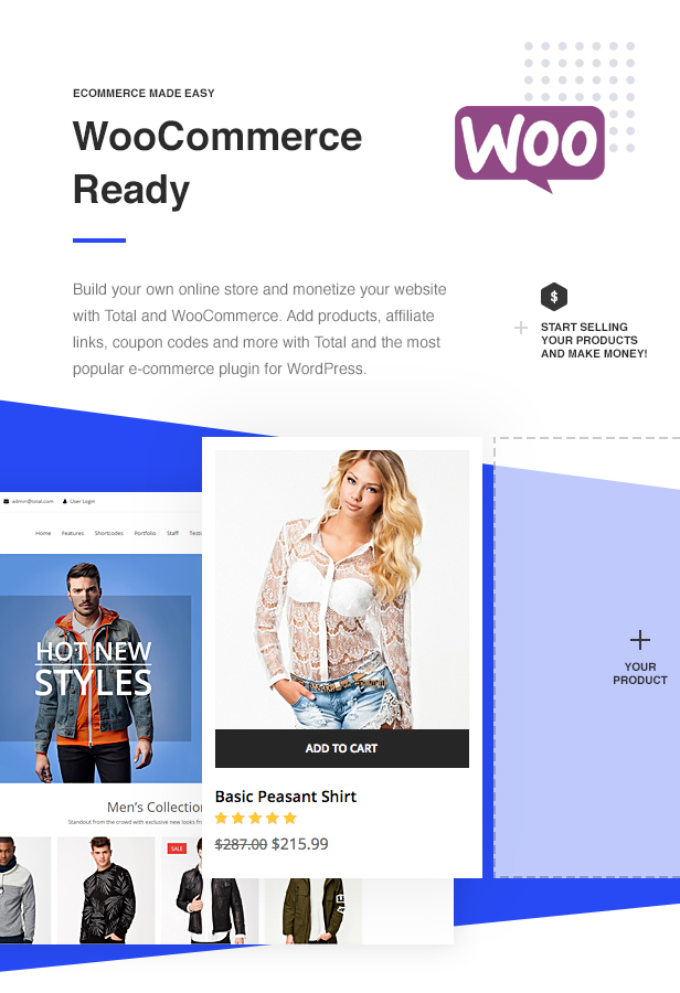 Total WordPress Theme WooCommerce Ready