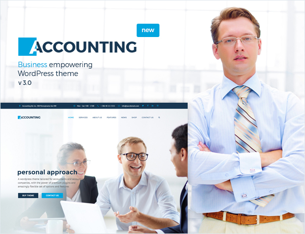 Accounting - Business, Consulting and Finance WordPress theme - 1