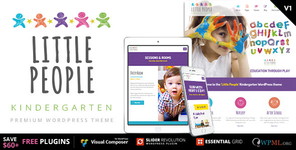 Little People | Kindergarten WordPress Theme for PreScool and infants, nurseries and play school