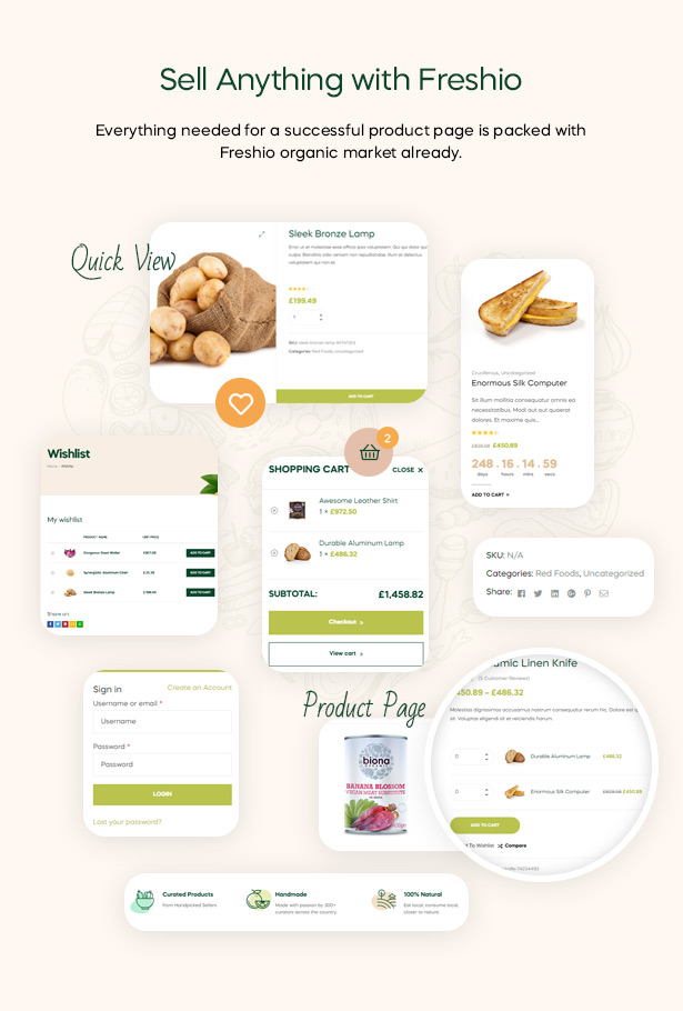 Freshio - organic food woocommerce wordpress theme