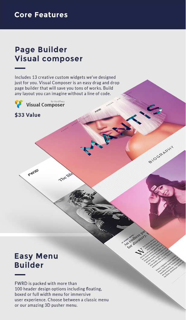 FWRD - Music Band & Musician WordPress Theme