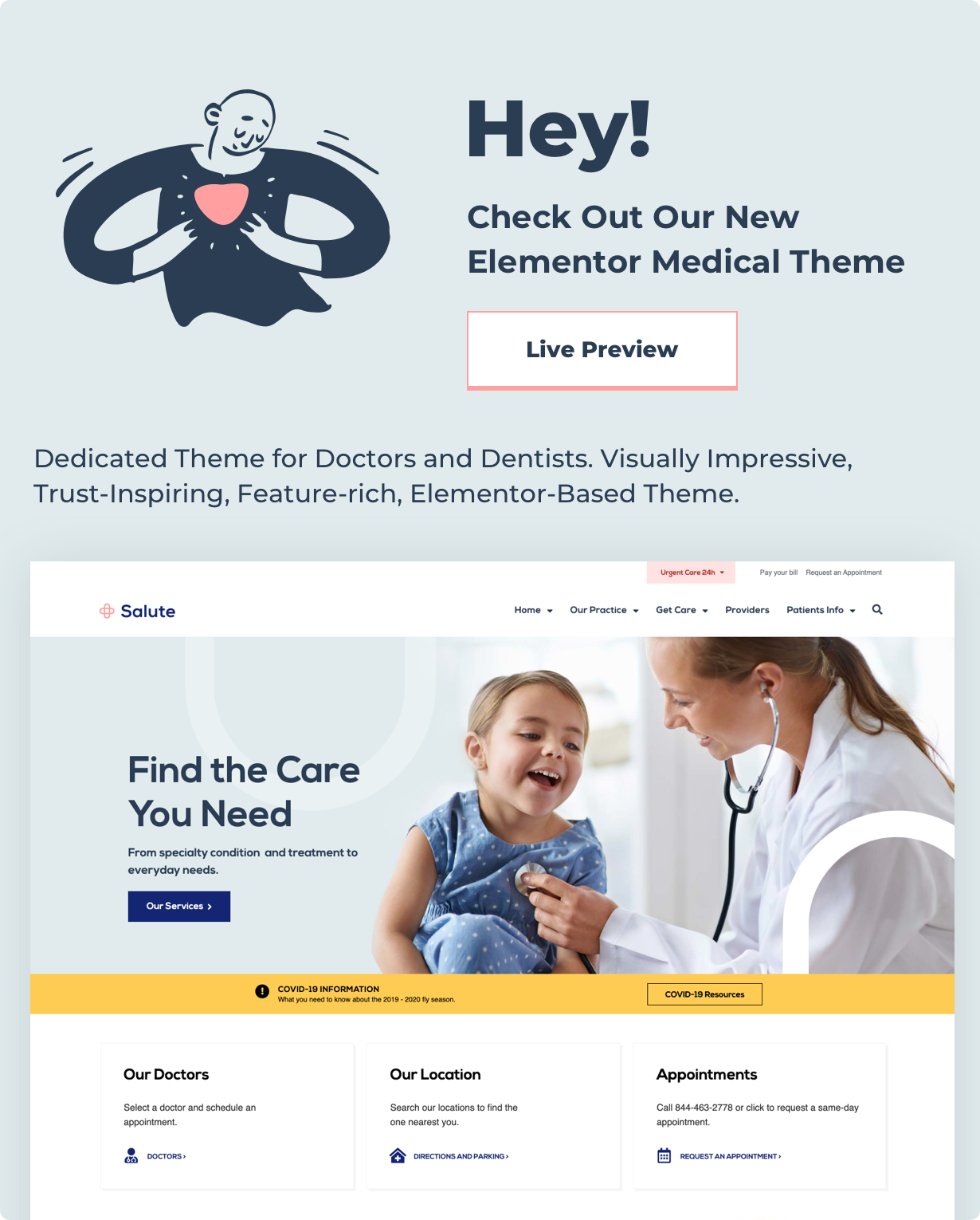 Elementor Medical Theme