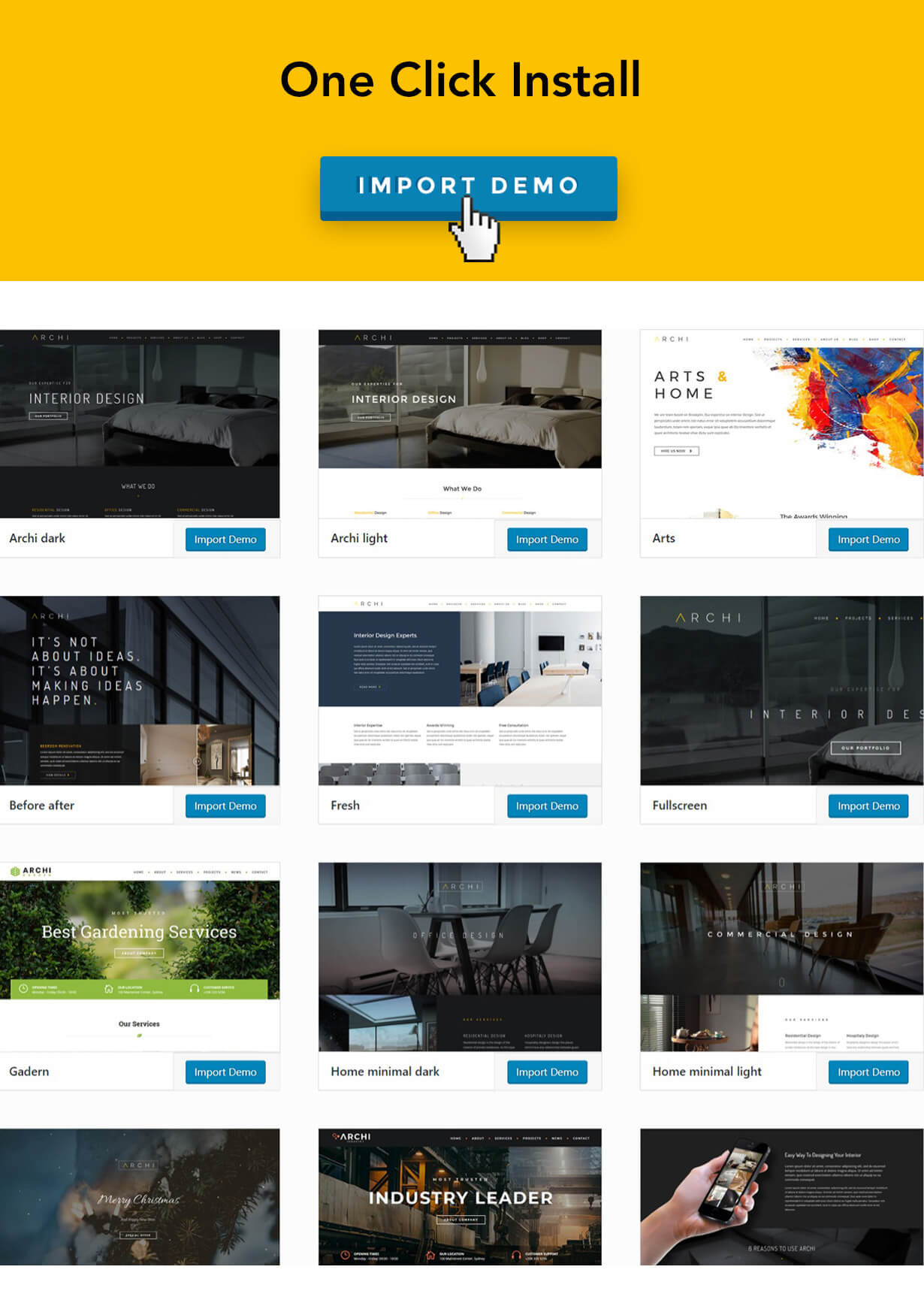 Archi - Interior Design WordPress Theme - 11