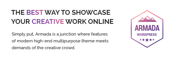 Armada - the best way to showcase your creative work online