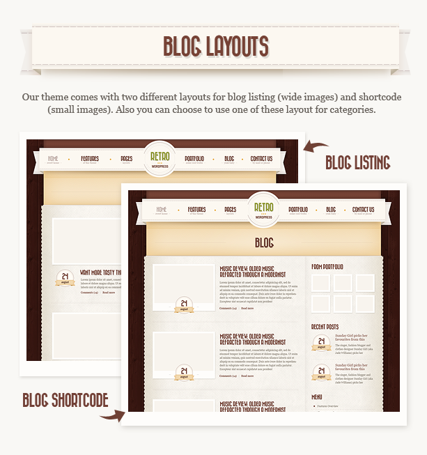 Retro WordPress Theme