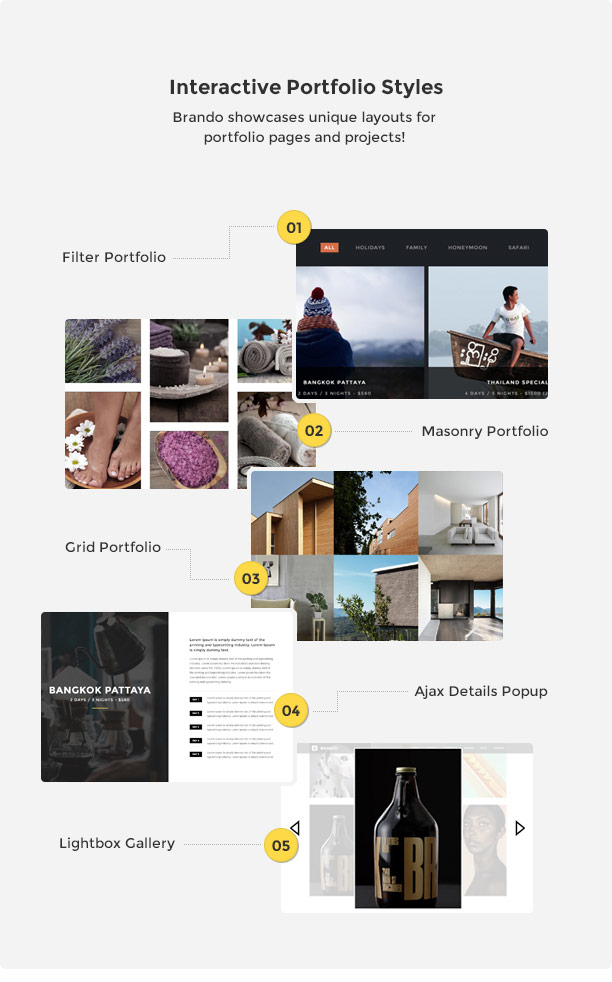 Brando Responsive and Multipurpose OnePage WordPress Theme - 21