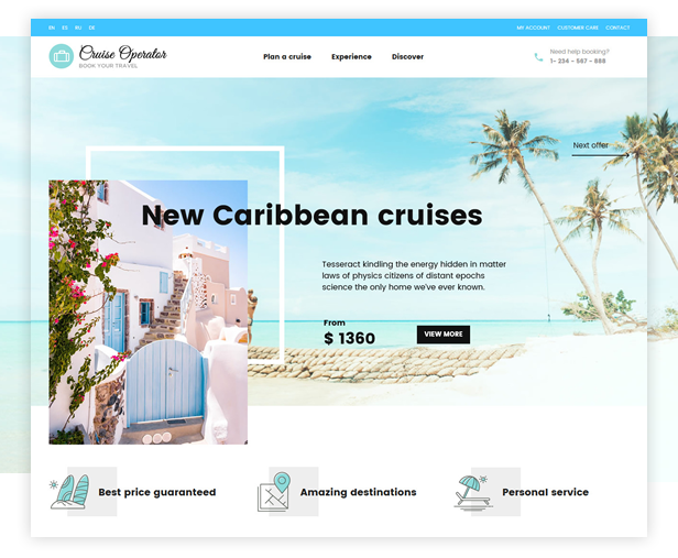 Cruise Operator WordPress Theme