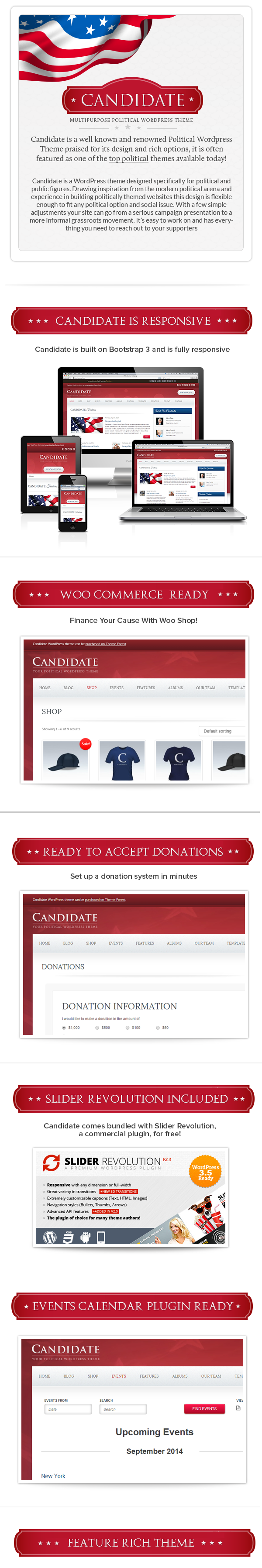 Candidate - Political WordPress Theme - 1