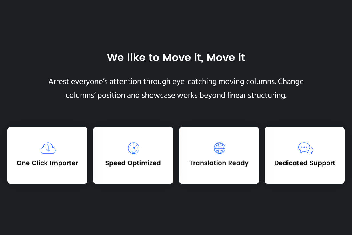 Movedo Column Position