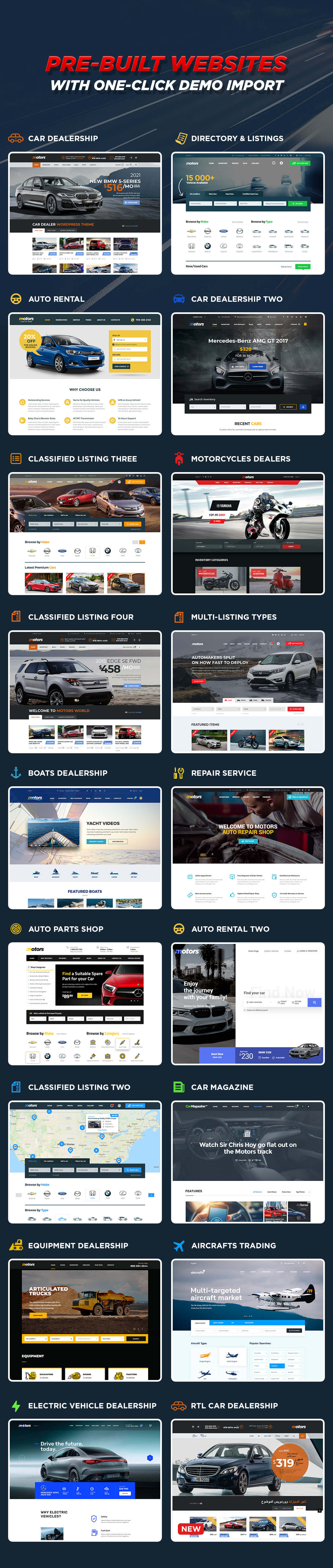 Motors - Car Dealer, Rental & Listing WordPress theme - 3