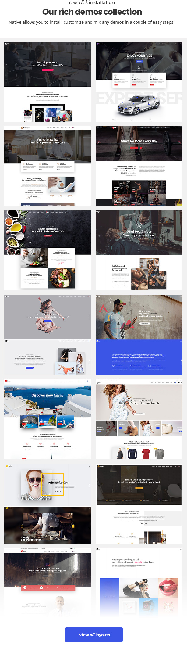 Native - Stylish Multi-Purpose Creative WP Theme - 8