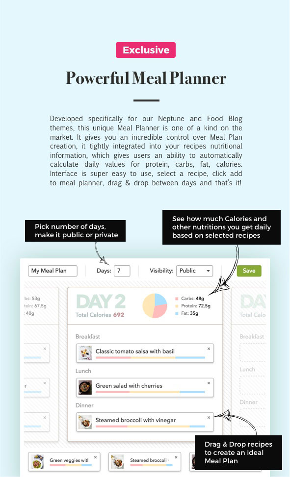 Neptune - Theme for Food Recipe Bloggers & Chefs - 11