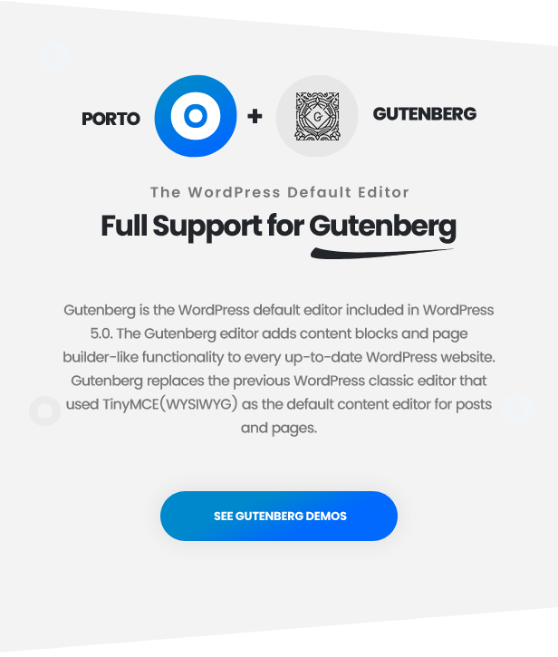 Compatibility with Gutenberg