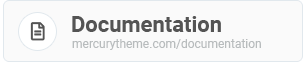 Documentation for the Mercury theme