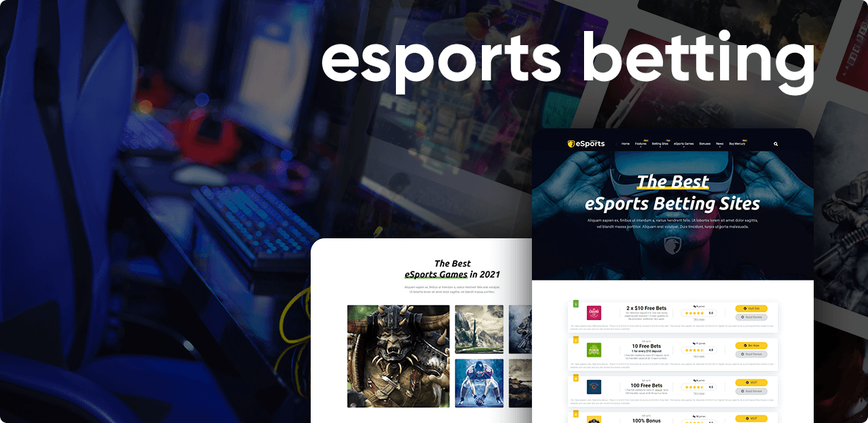eSports Betting Affiliate WordPress Theme