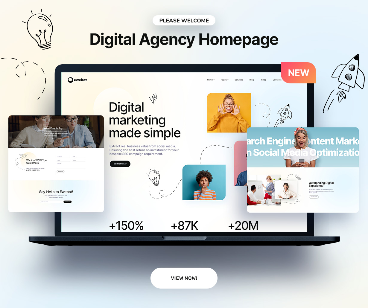 Ewebot - SEO Marketing Digital Agency - 1