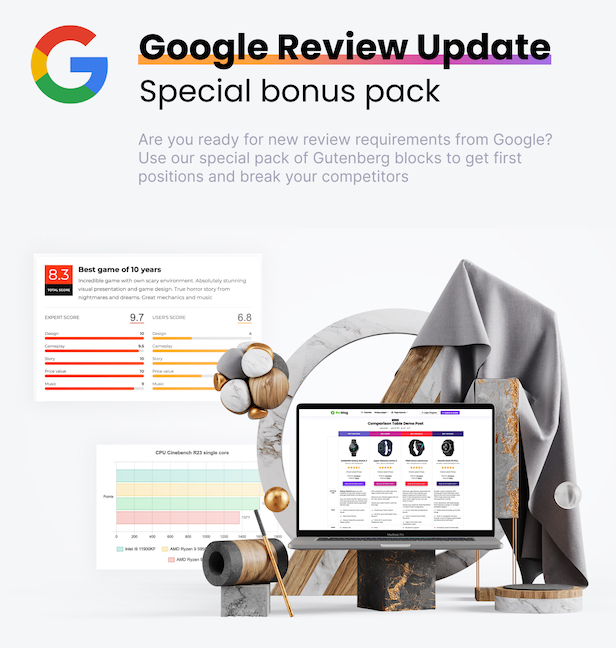 Google review update blocks