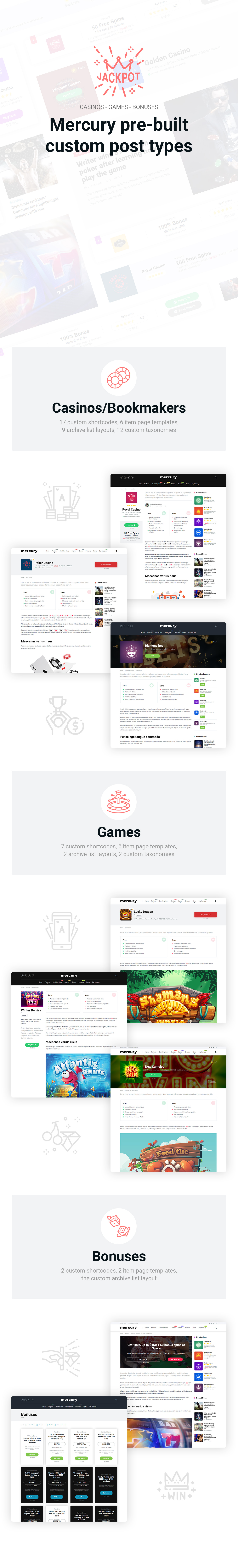 Casino Affiliate WordPress Theme