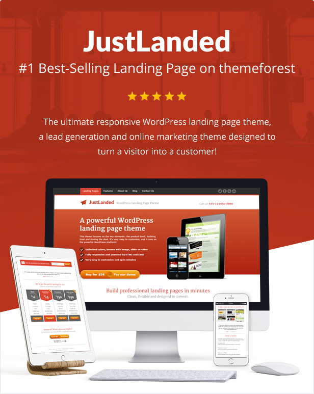 WordPress Landing Page