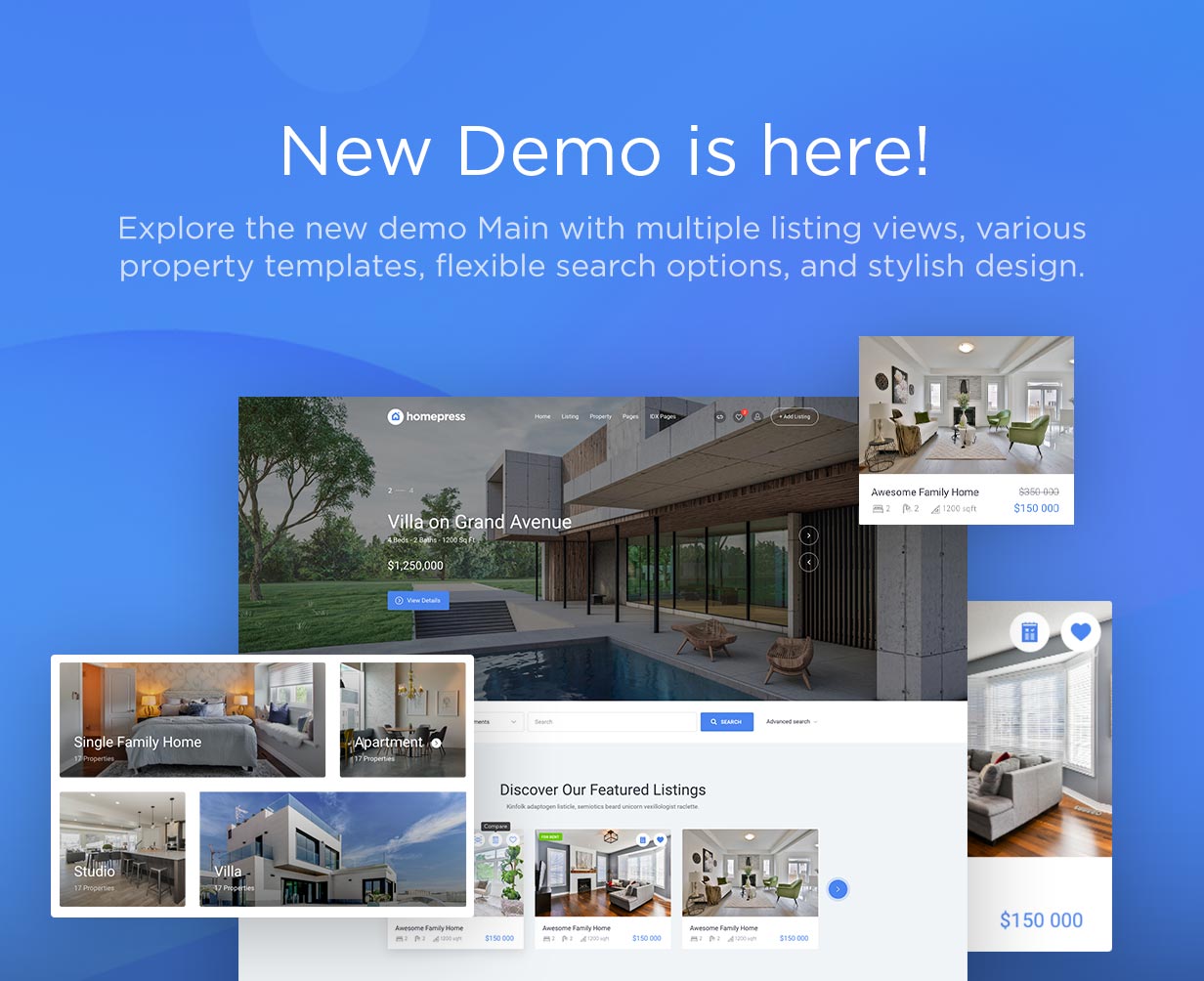 Real Estate WordPress Theme