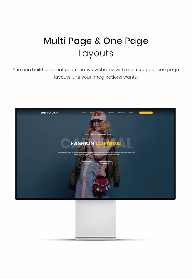 WordPress one page theme