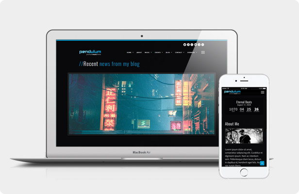 Pendulum WordPress Theme - Live Preview