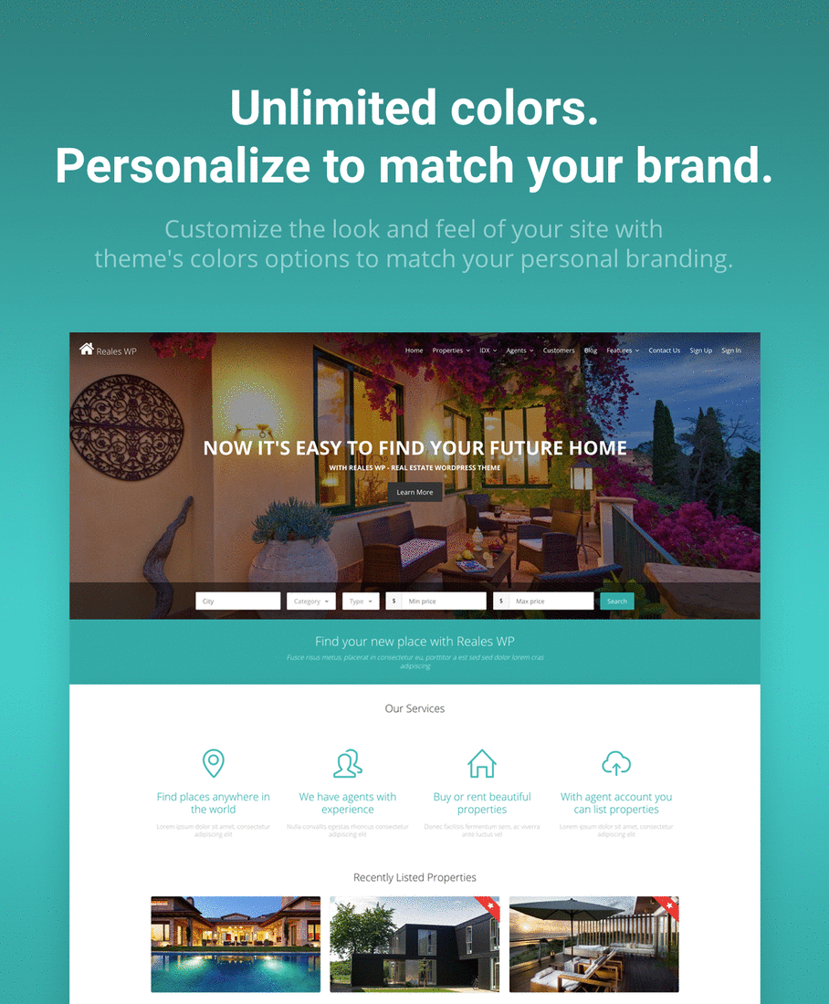 Reales WP - Real Estate WordPress Theme - 4
