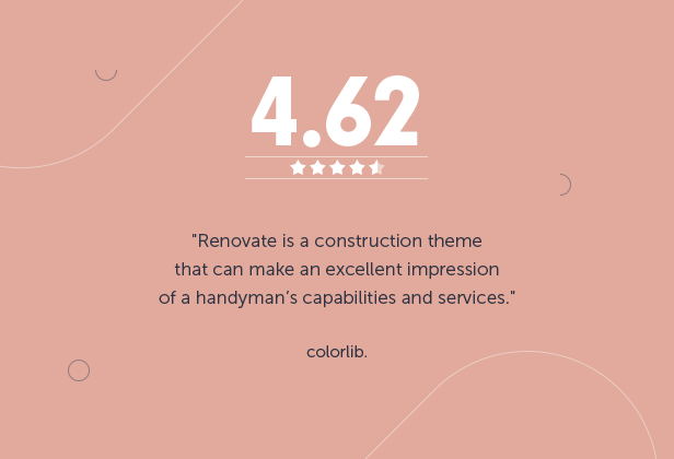 construction company, home repair, home services, home maintenance, renovation, building company, plumber, handyman WordPress Theme