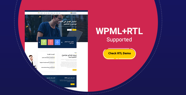 rtl education theme, rtl, rtl theme, rtl wordpress