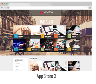 app store wordpress theme