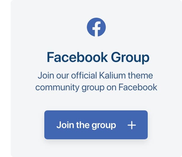 Kalium Facebook Group