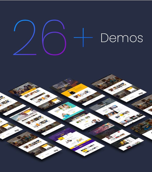 Education WordPress theme - Our demos