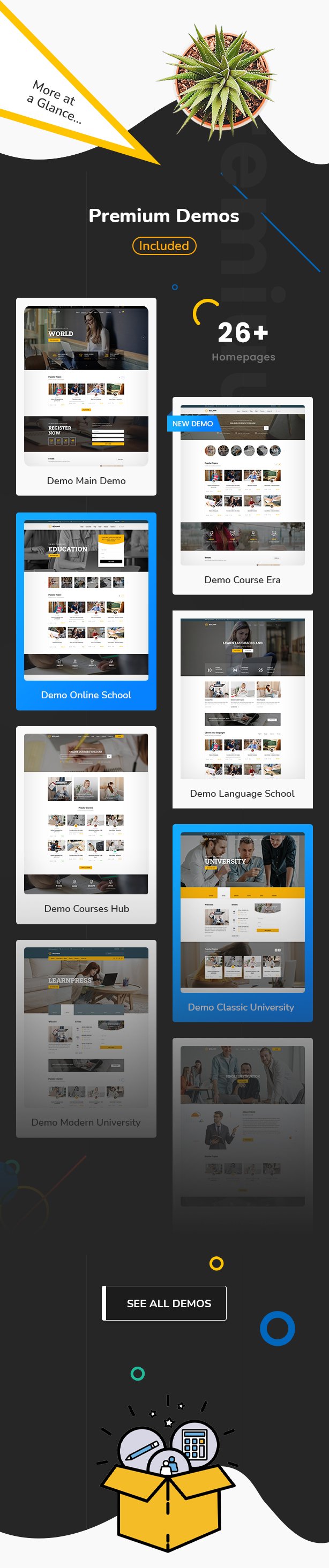 Education WordPress theme - Premium demos included