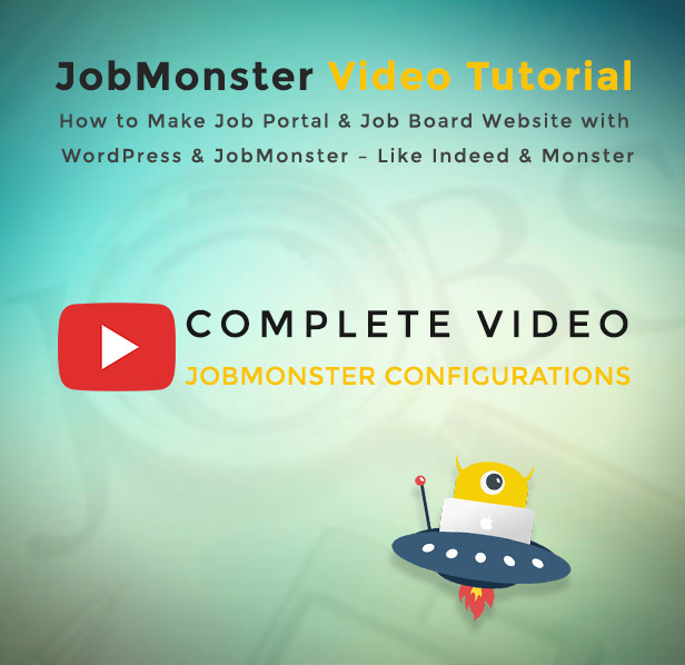 Jobmonster Job Board WordPress theme Video Tutorial