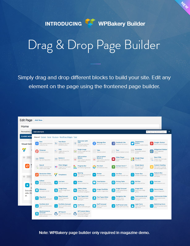 Drag and Drop Page Builder