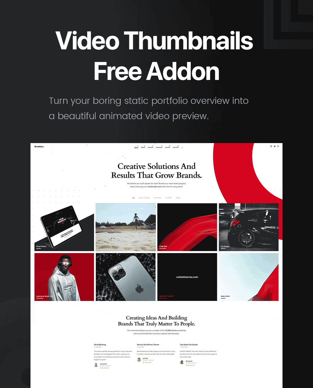 Brooklyn | Creative Multi-Purpose Responsive WordPress Theme - 2