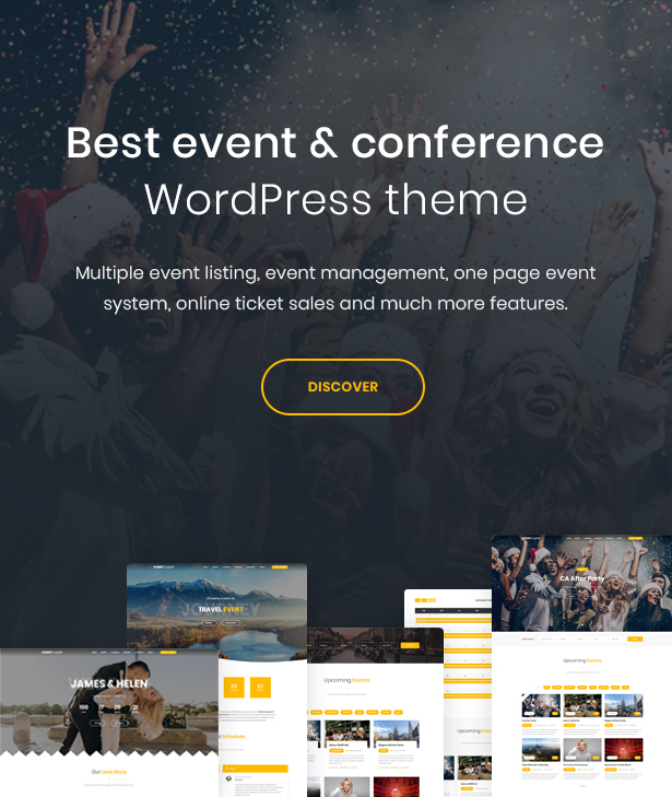 WordPress event theme