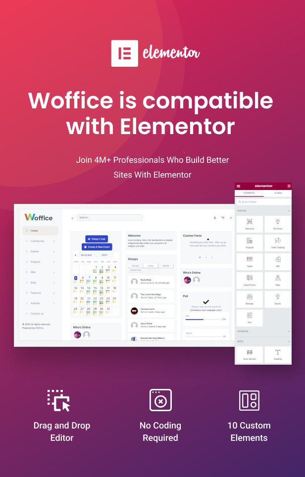 Woffice - Intranet, Extranet & Project Management WordPress Theme - 3