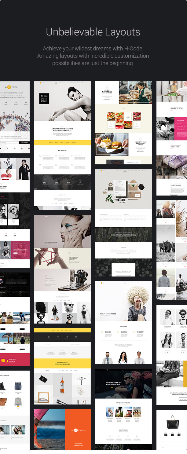 H-Code Responsive & Multipurpose WordPress Theme - 14