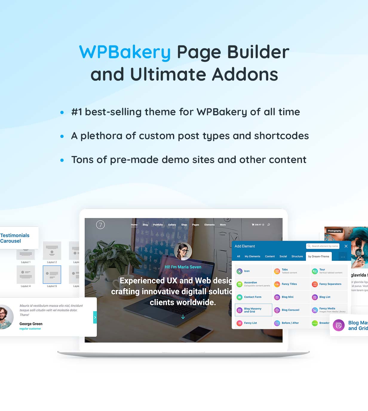 WPBakery Page Builder and Ultimate Addons