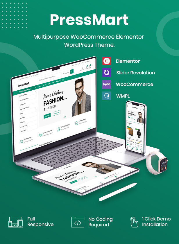 PressMart - Modern Elementor WooCommerce WordPress Theme