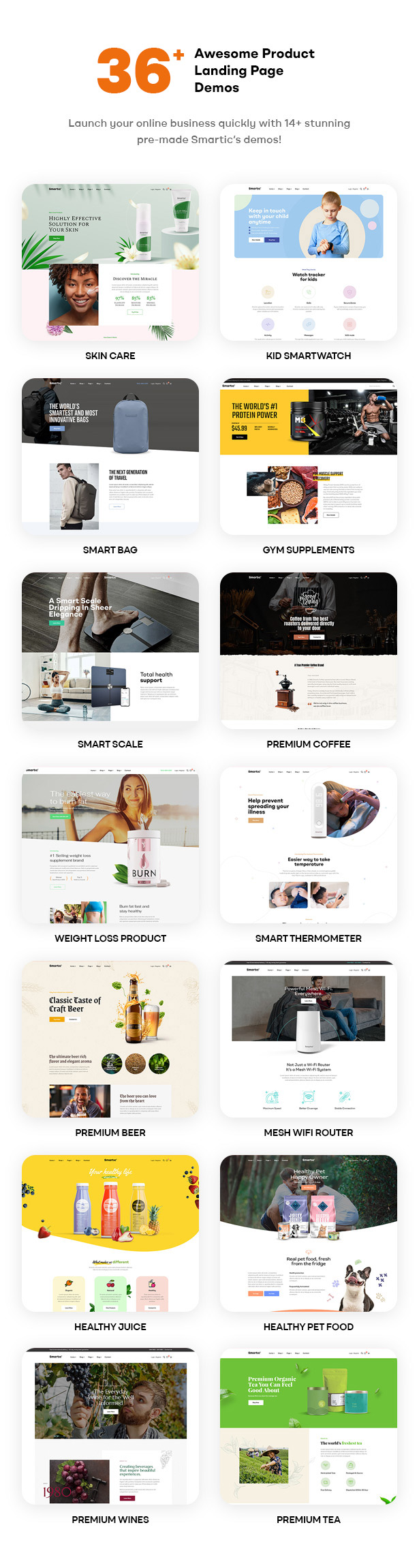 Smartic - Product Landing Page WooCommerce Theme