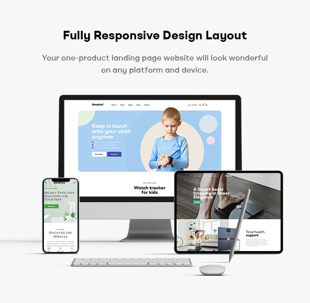 Smartic - Product Landing Page WooCommerce Theme