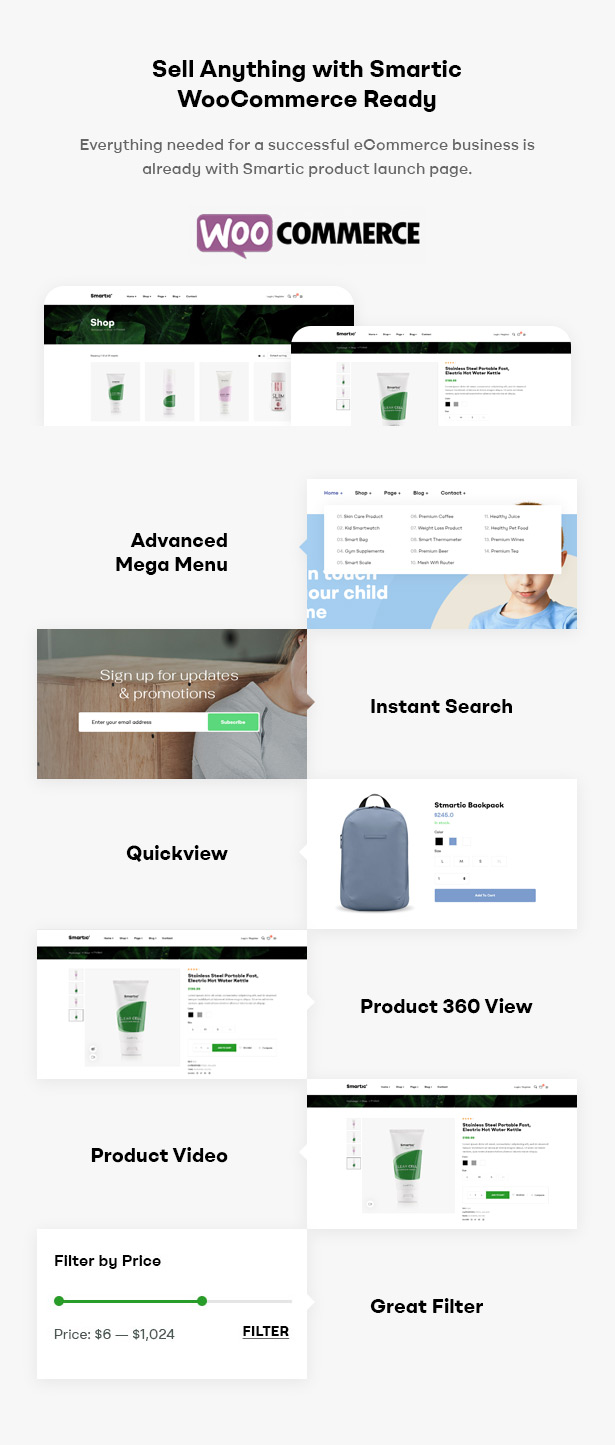 Smartic - Product Landing Page WooCommerce Theme