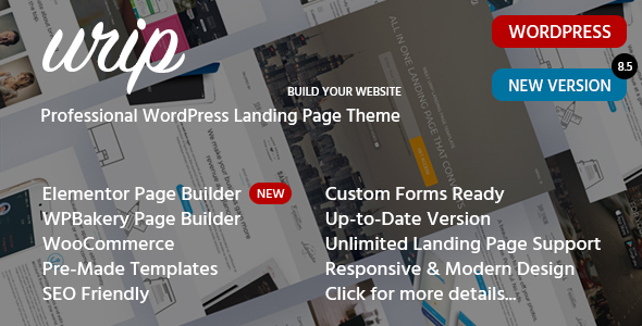 Conversi - Professional Conversion WordPress Landing Page