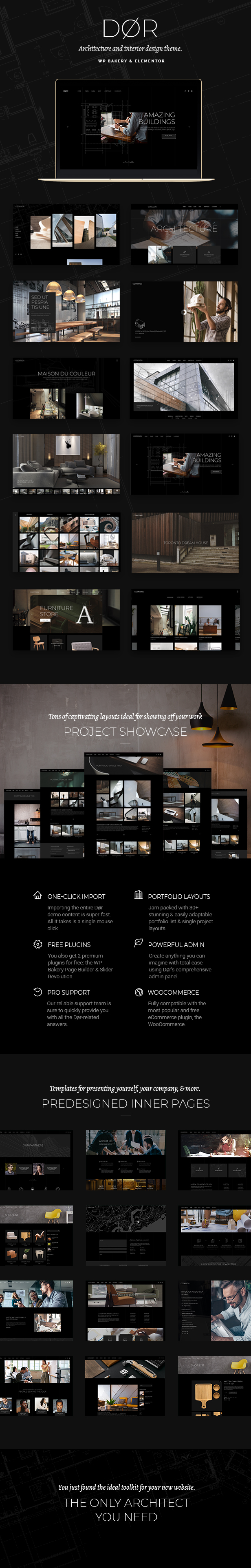 Dør - Modern Architecture and Interior Design Theme - 1