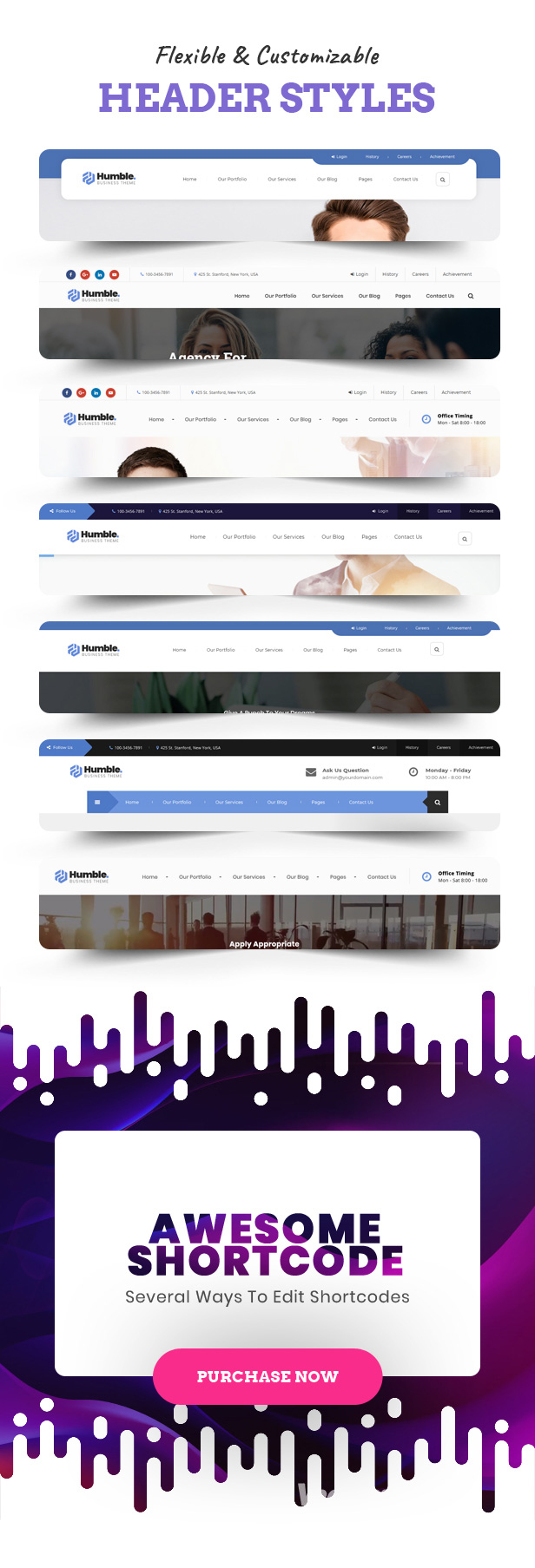 Humble. Responsive Multi-Purpose Drag n Drop Theme - 4