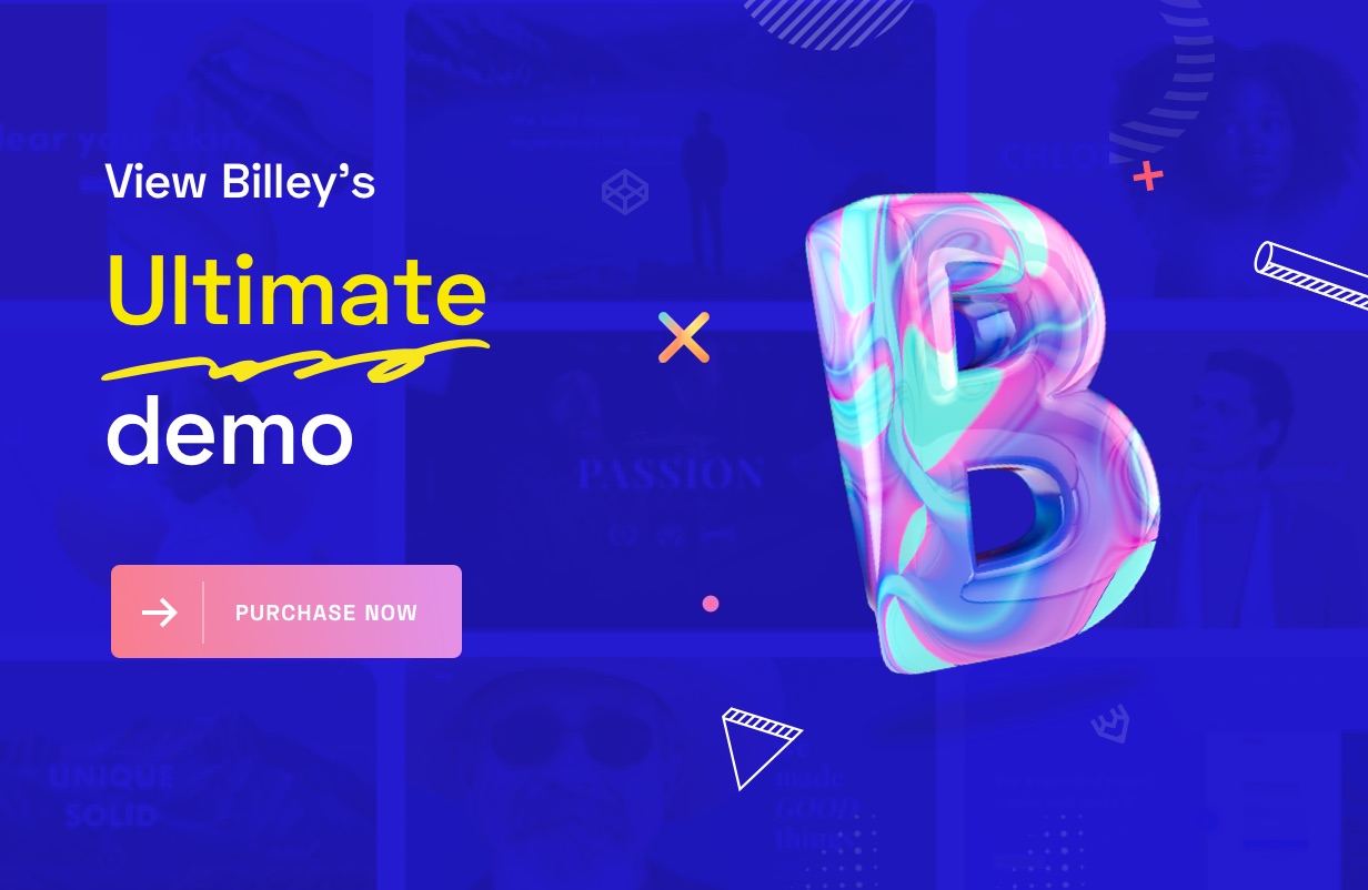 Billey - Creative Portfolio & Agency Elementor WordPress Theme - 8