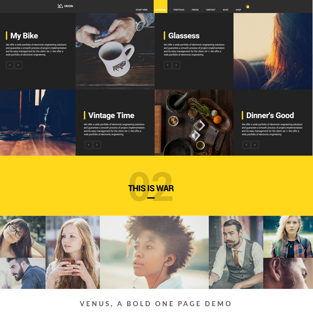 The Moon - Creative One Page Multi-Purpose Theme - 2